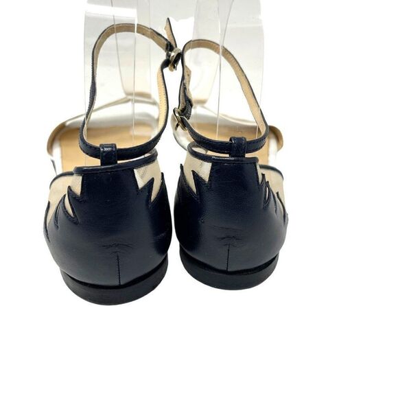 Bionda Castana leather sandals EU38 italy BoxB Color block White and blue ankle - Picture 3 of 5